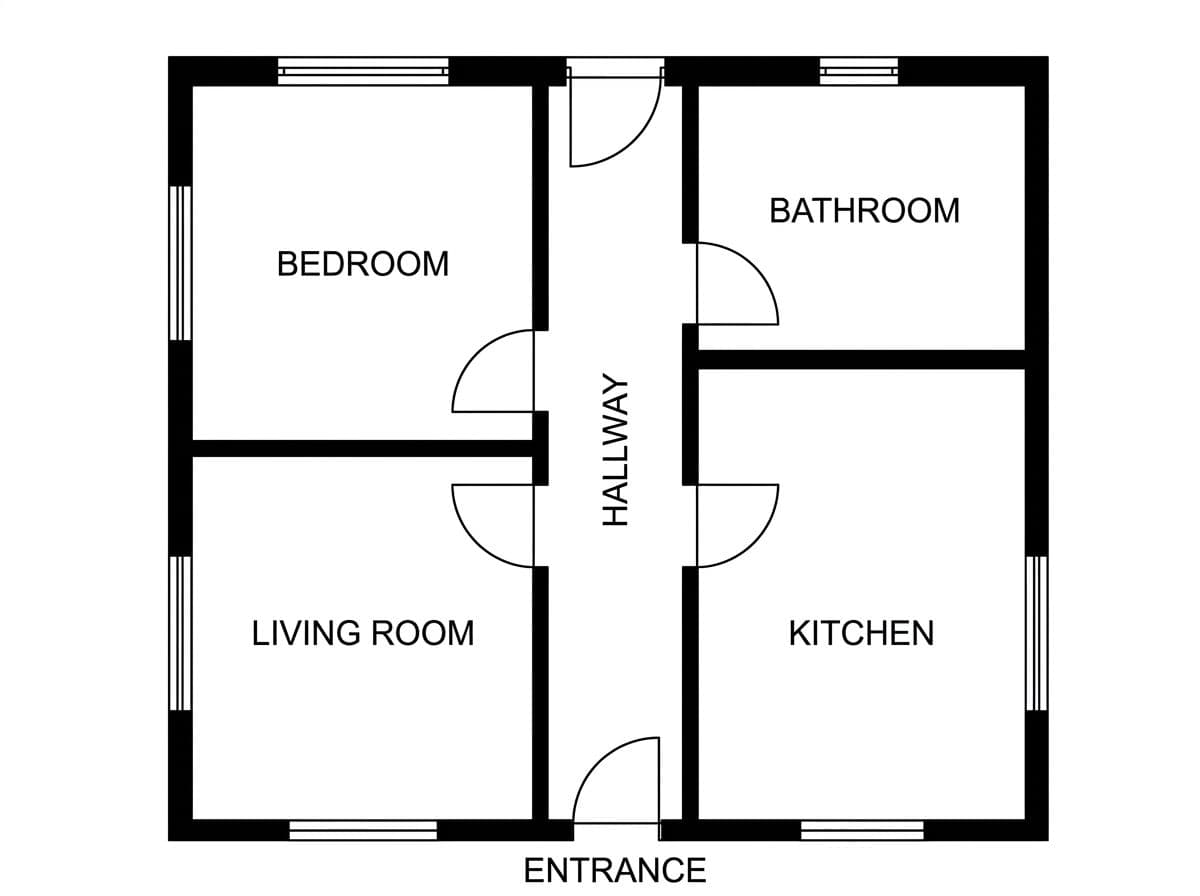 Original 2D floor plan used as input