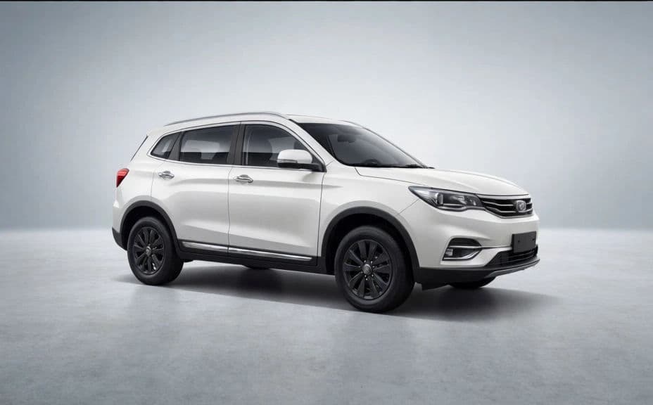 The same car on a clean seamless studio background