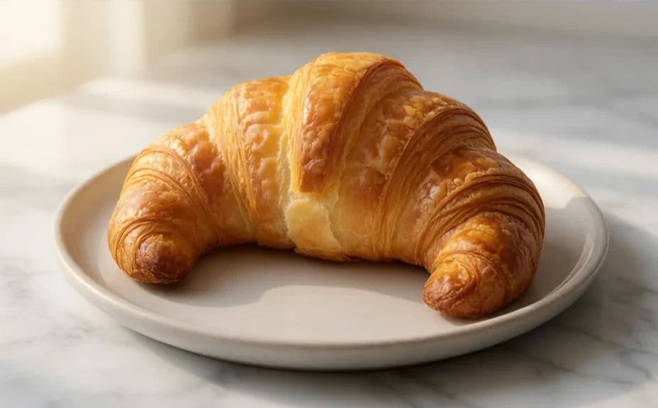 The same pastry as a styled, appetising product shot