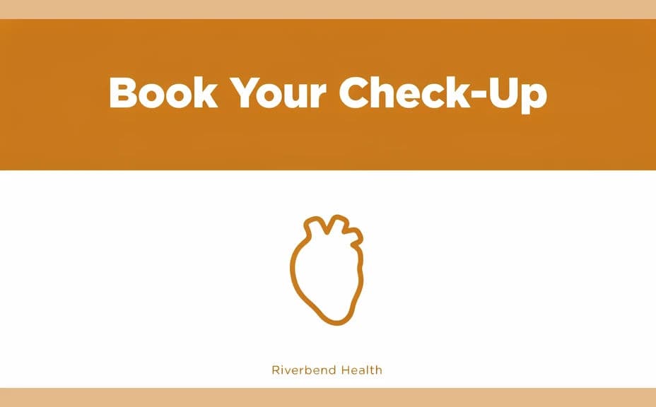 Health awareness poster design with a bold headline above a simple line illustration
