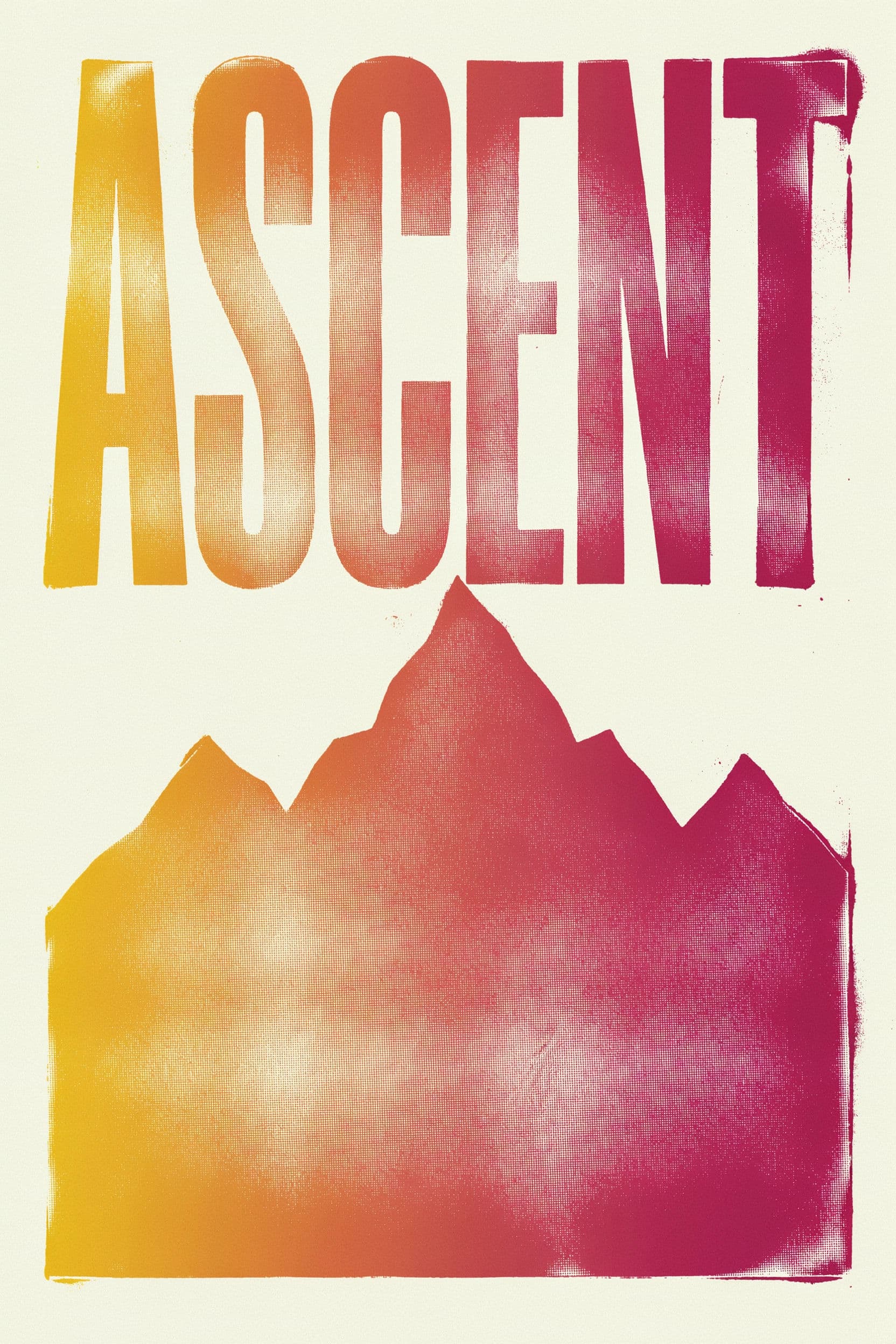 Split fountain print where two inks blend gradually across the page, generated with Ideogram 4.0
