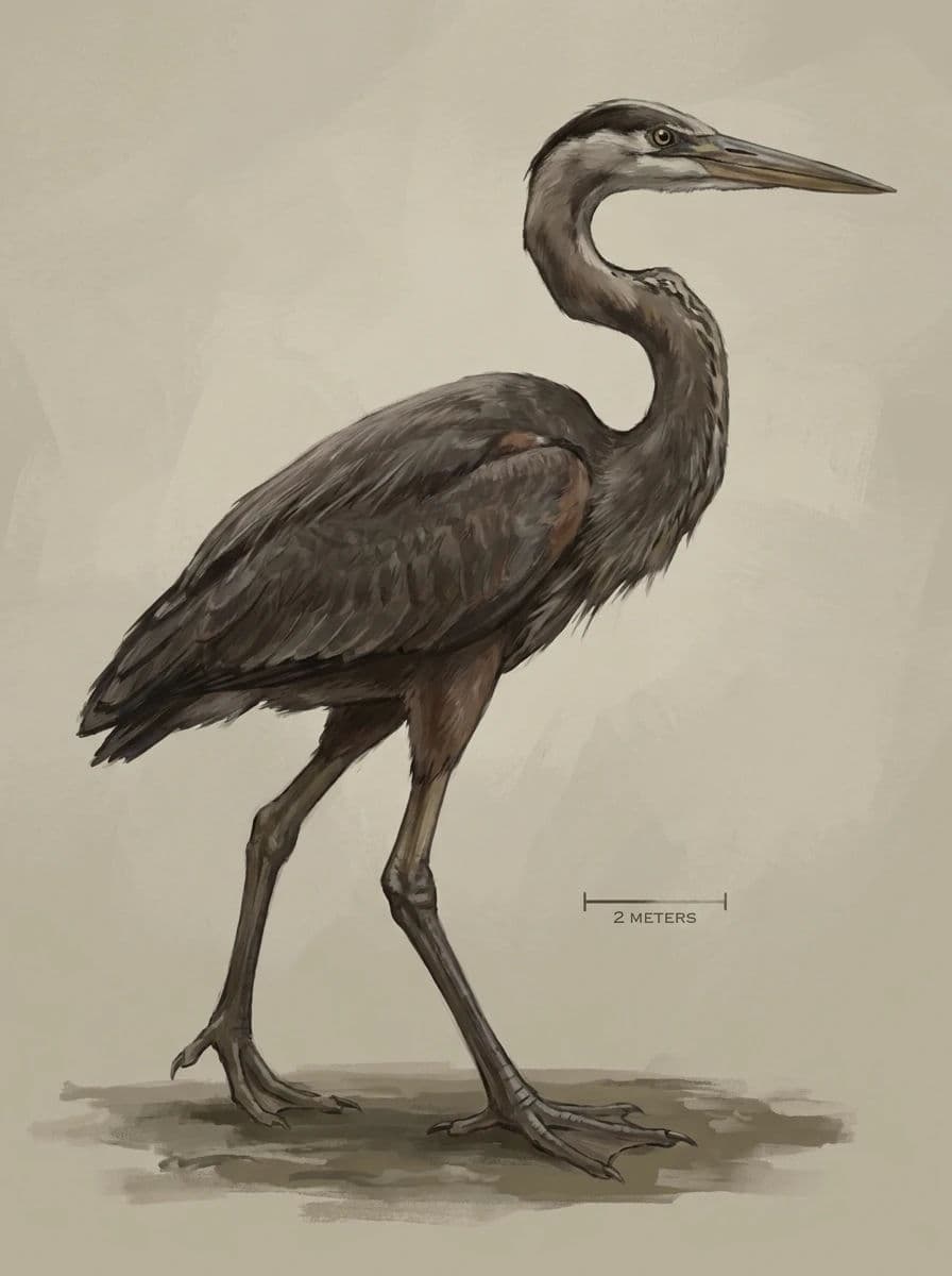Creature concept of a large wading animal with anatomical plausibility, generated with Nano Banana Pro