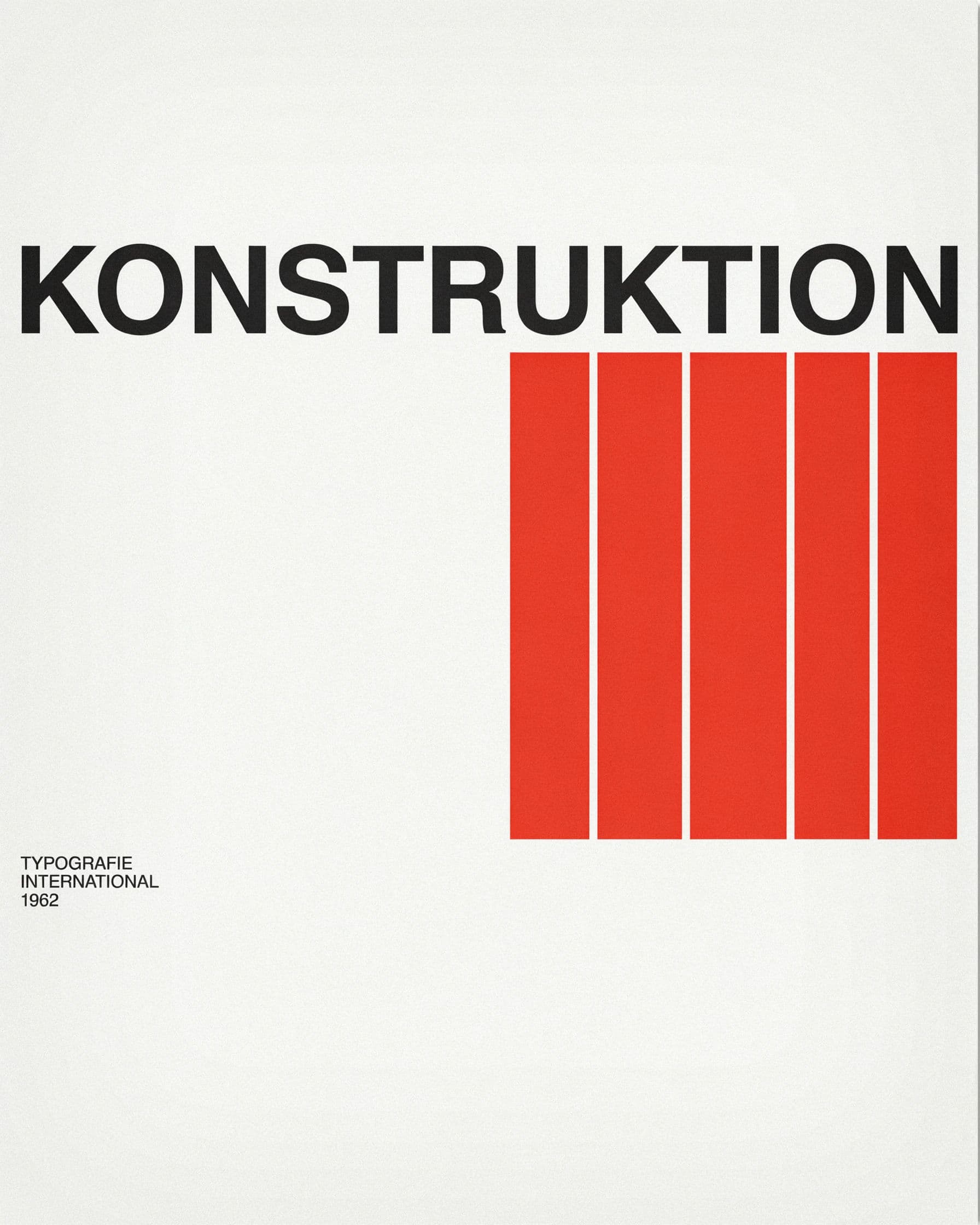Swiss grid poster with strict column alignment, generated with Ideogram
