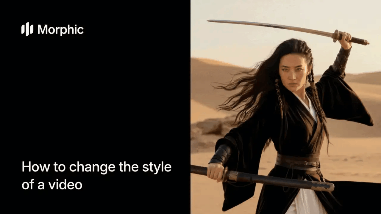How to change the style of a video