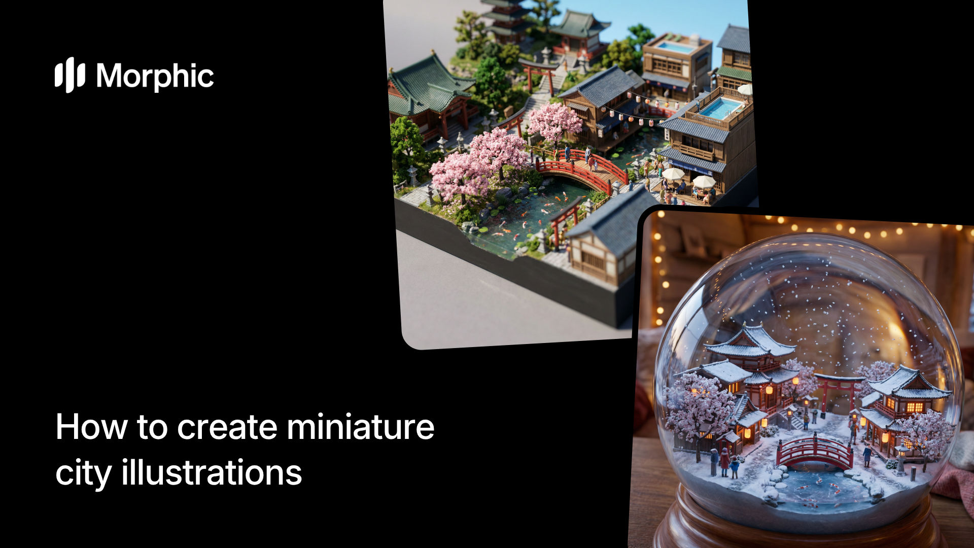 How to create miniature city illustrations