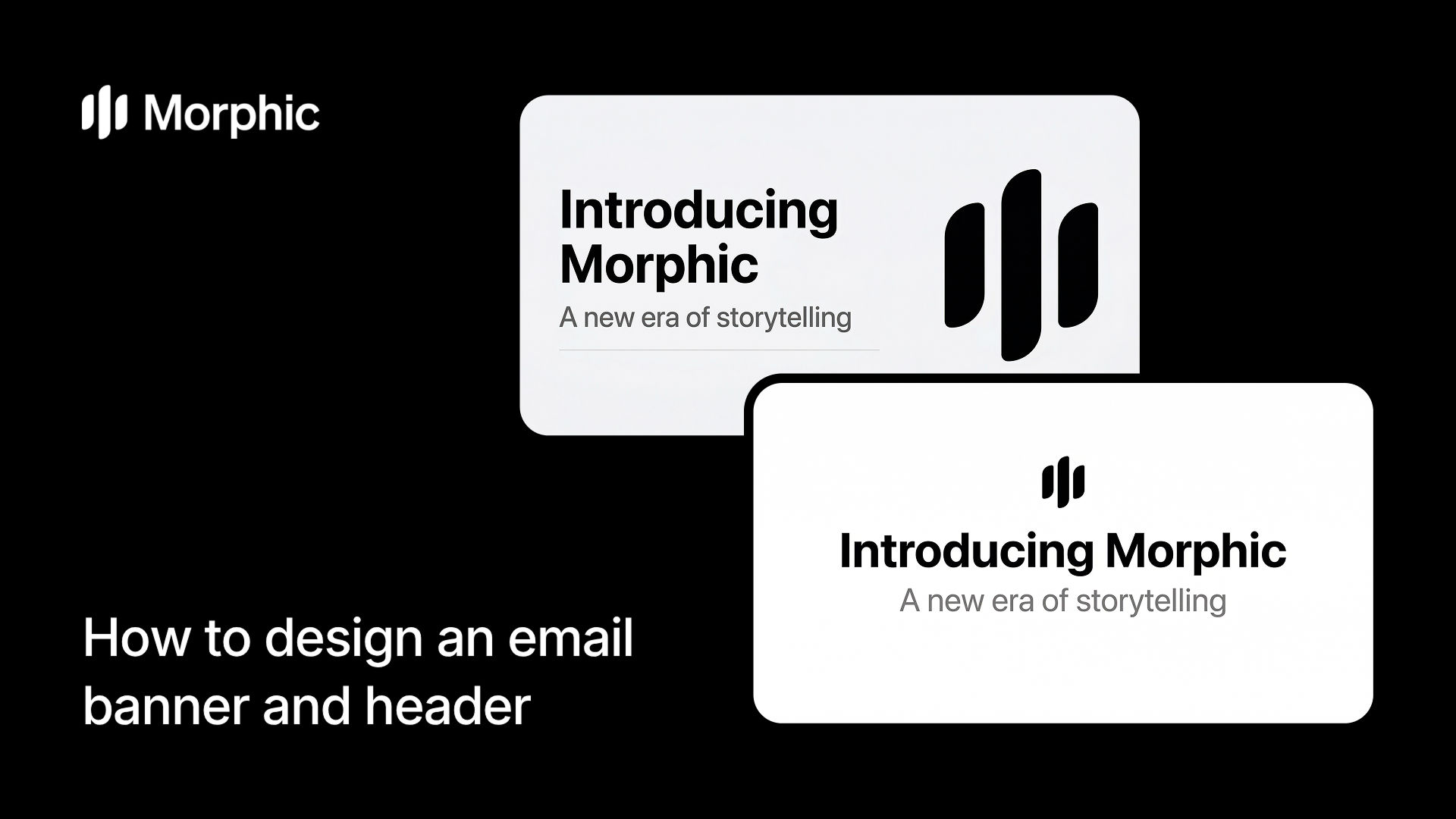 How to design an email banner and header