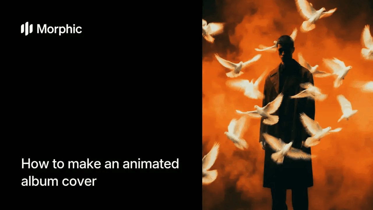 How to make an animated album cover