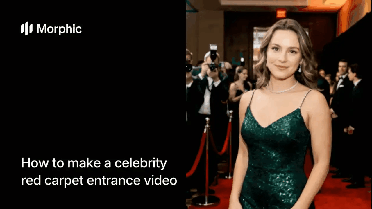 How to make a celebrity red carpet entrance video