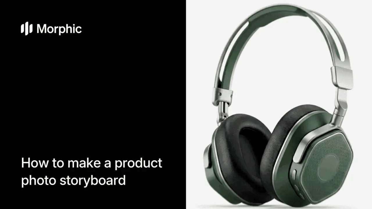 How to make a product photo storyboard