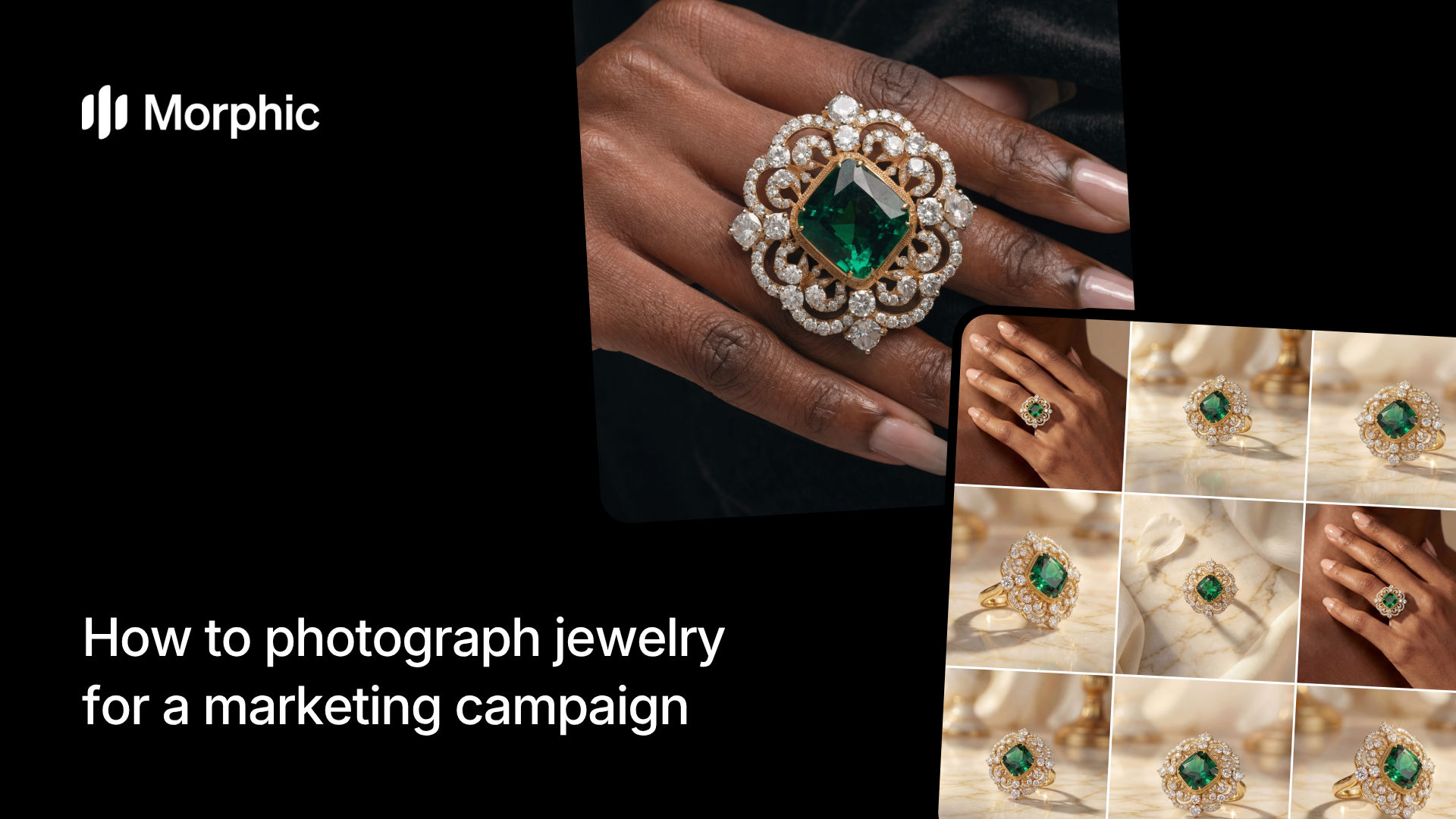 How to photograph jewelry for a marketing campaign