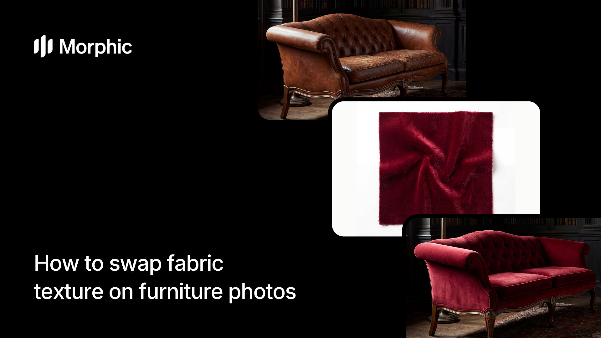 How to swap fabric texture on furniture photos