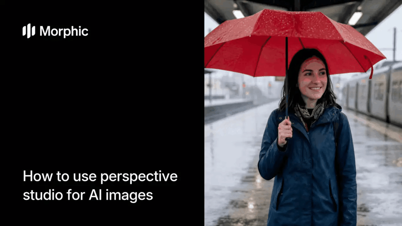 How to use perspective studio for AI images