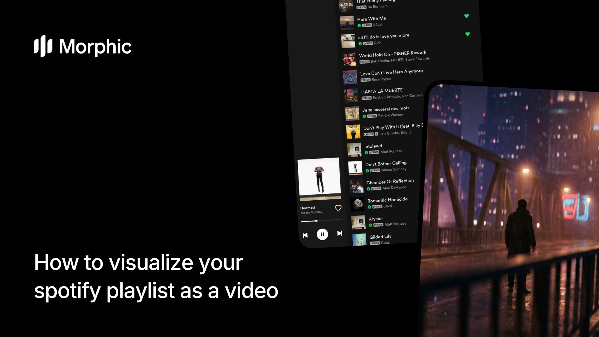 How to visualize your Spotify playlist as a video