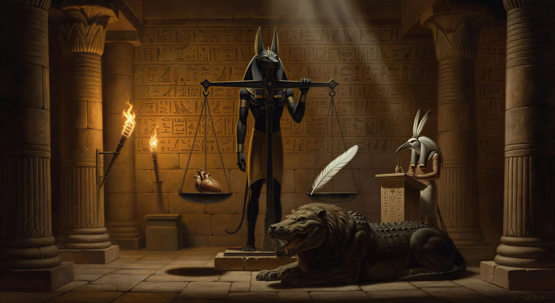 Weighing of the heart