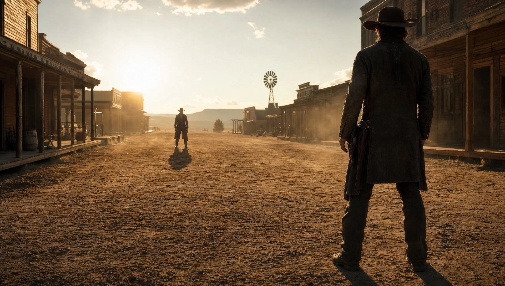 High-noon standoff