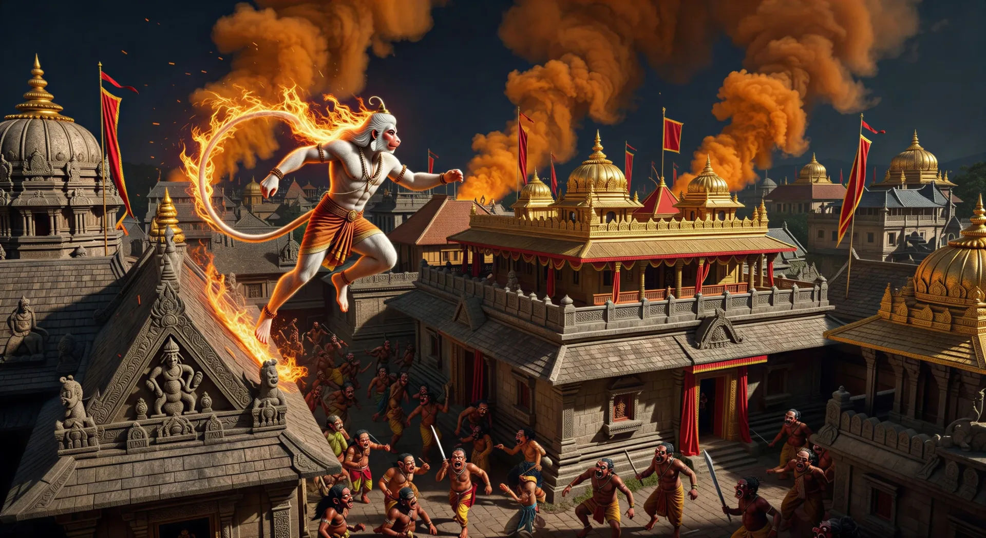 The burning of Lanka