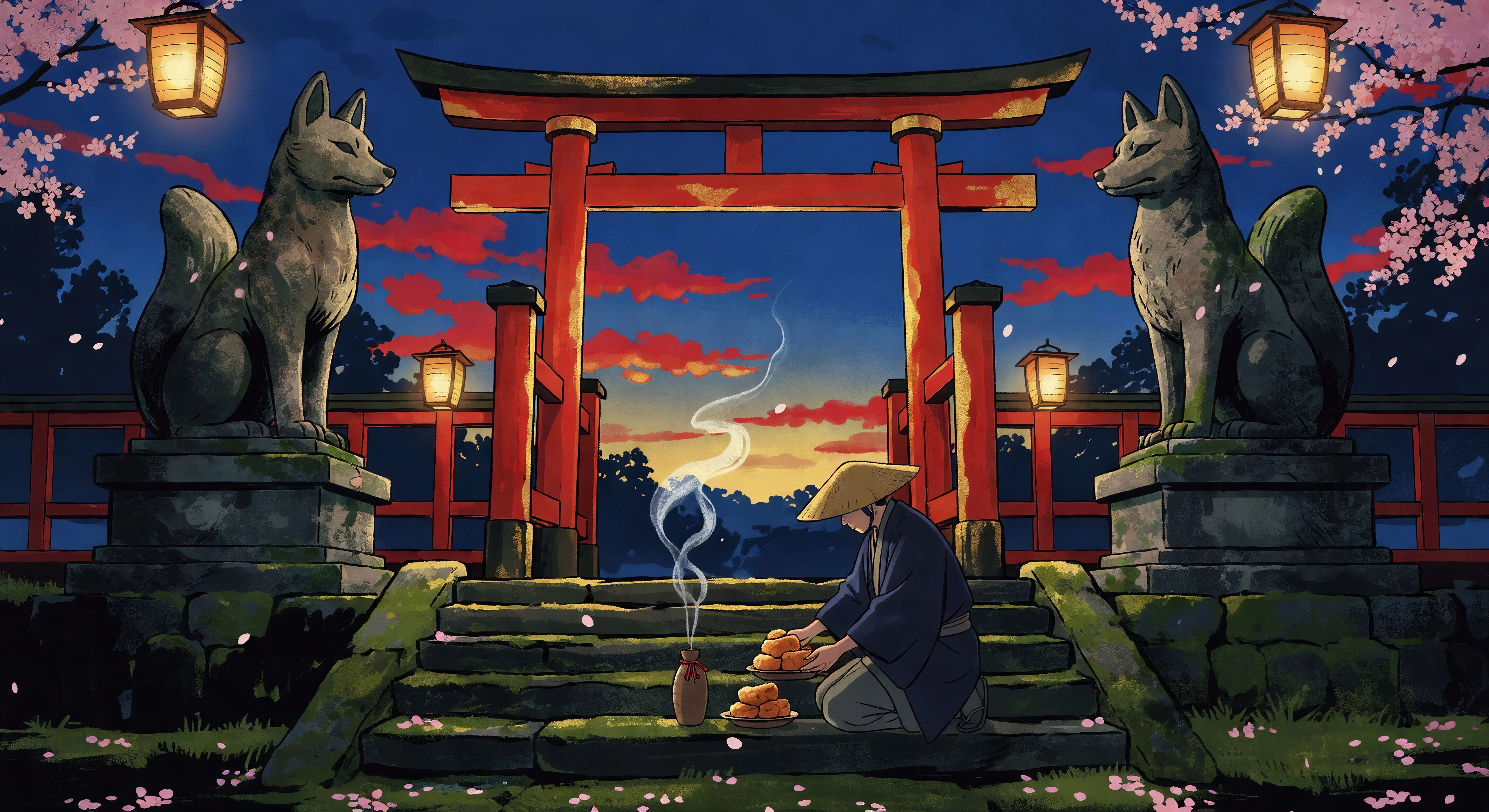 Inari shrine offering