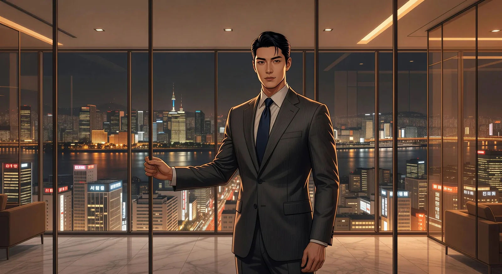 Chaebol office reveal panel