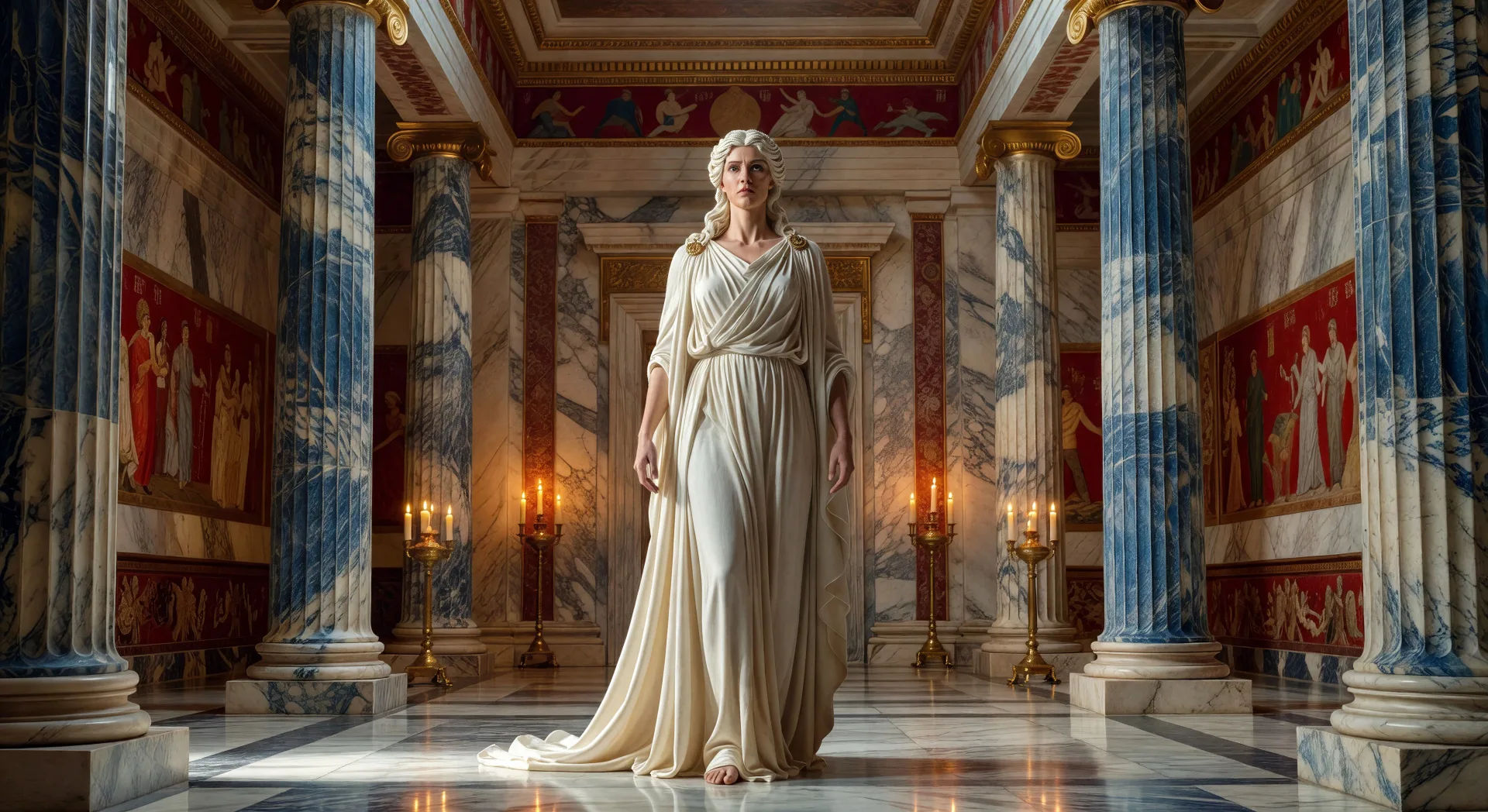 Medusa as priestess of Athena