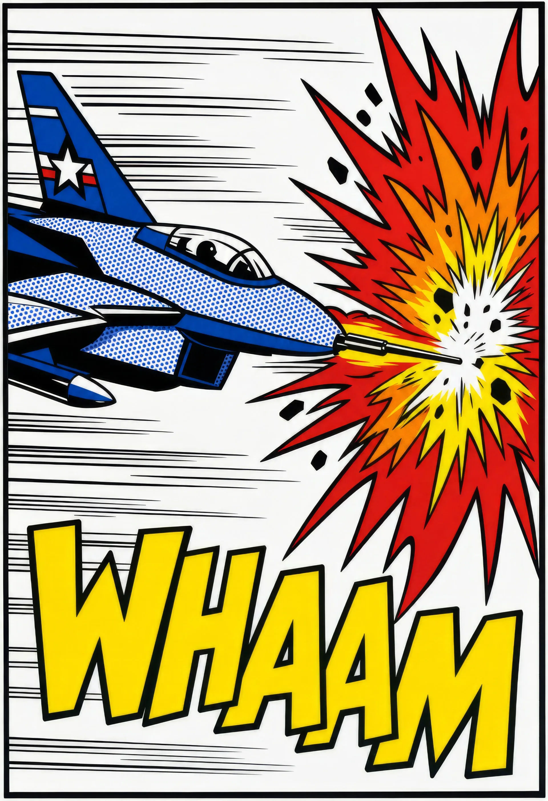WHAAM fighter jet panel