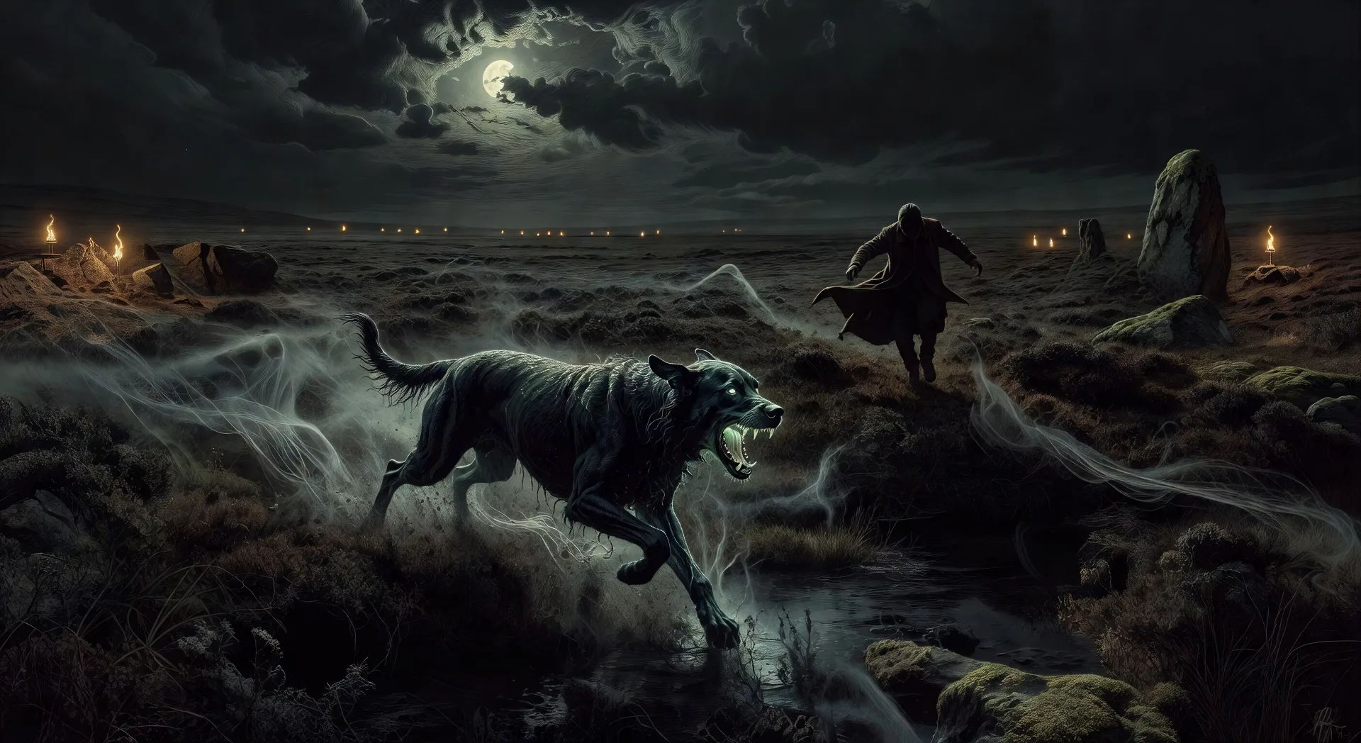 The Hound on the moor
