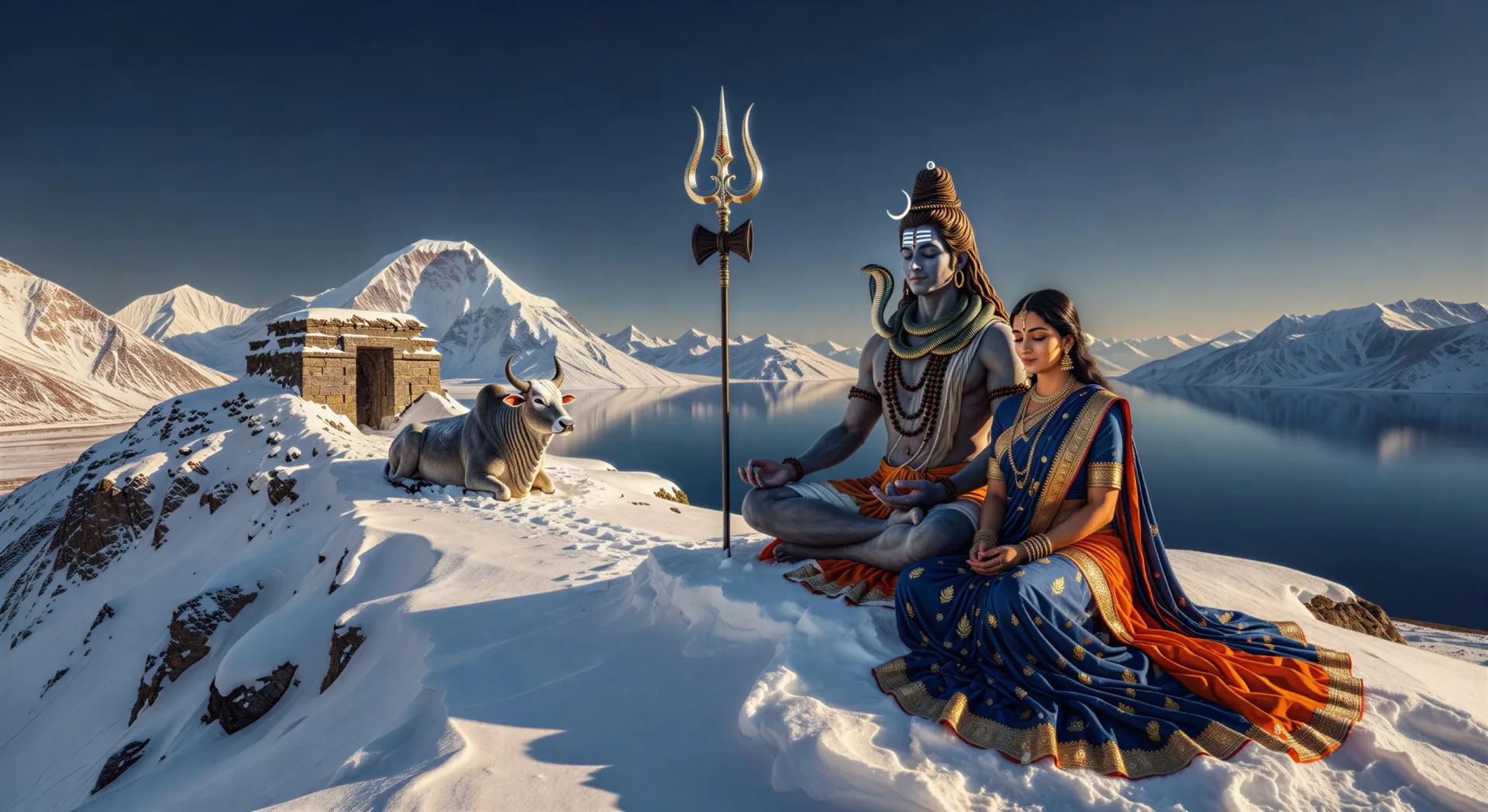 Shiva on Mount Kailash