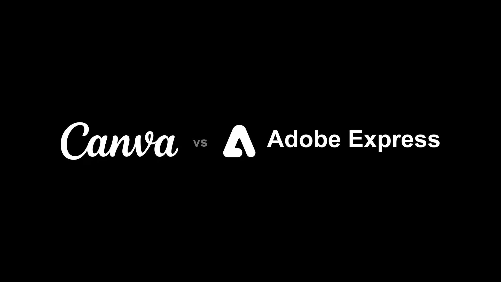 Canva vs Adobe Express