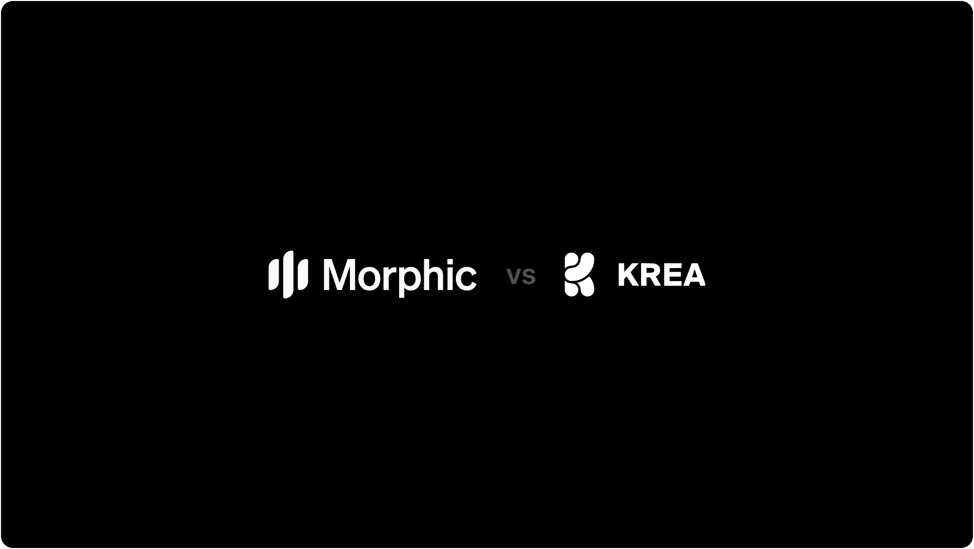 Morphic vs Krea AI